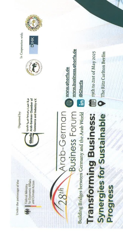 The 28 Arab- German Business Forum